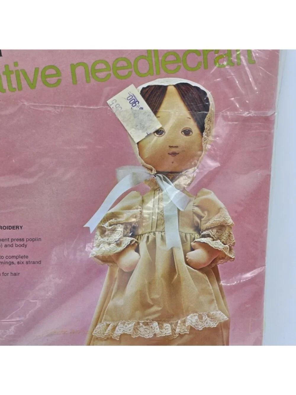 Vintge Bucilla Embroidery Doll Kit Victoria 22